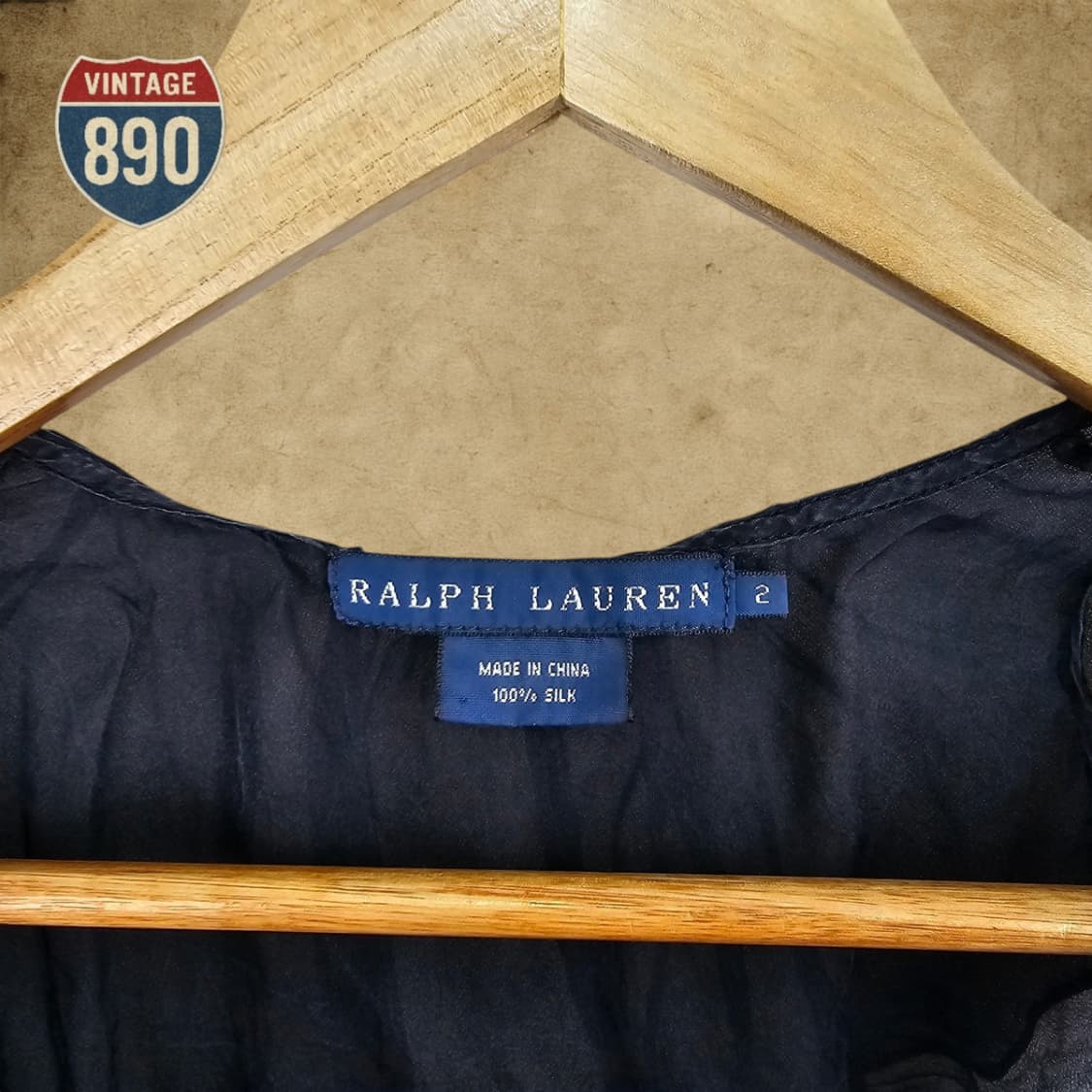 [2] Ralph Lauren 랄프로렌 실크 블라우스 조끼 상품이미지4