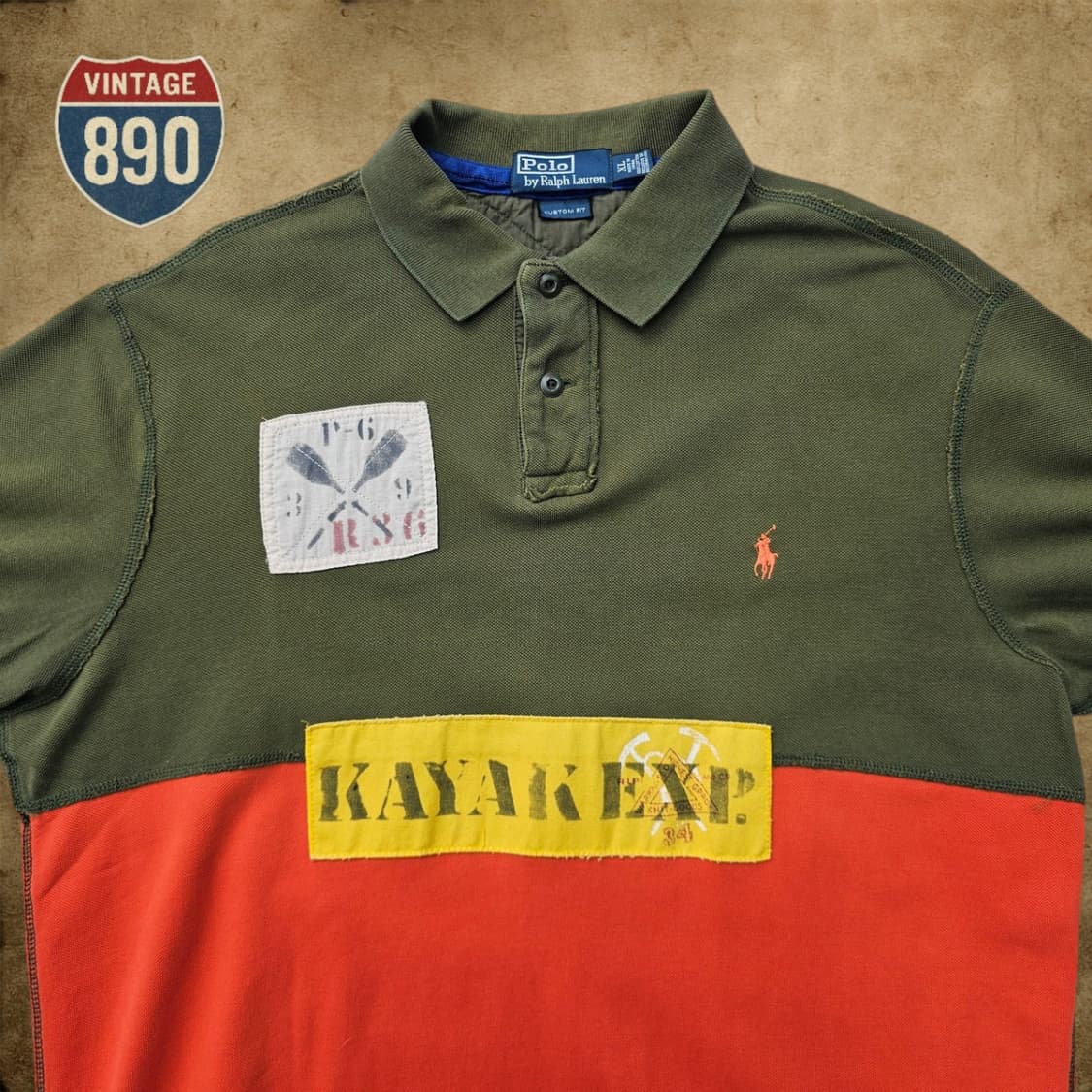 [XL] POLO 폴로 랄프로렌 카누 카라 반팔티 상품이미지2