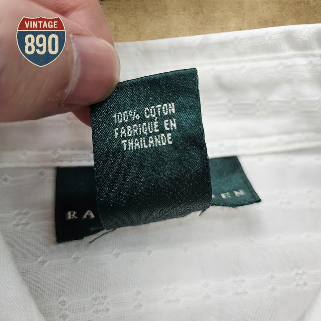 [S] Ralph Lauren 랄프로렌 여성 패턴짜임 블라우스 셔츠 상품이미지6