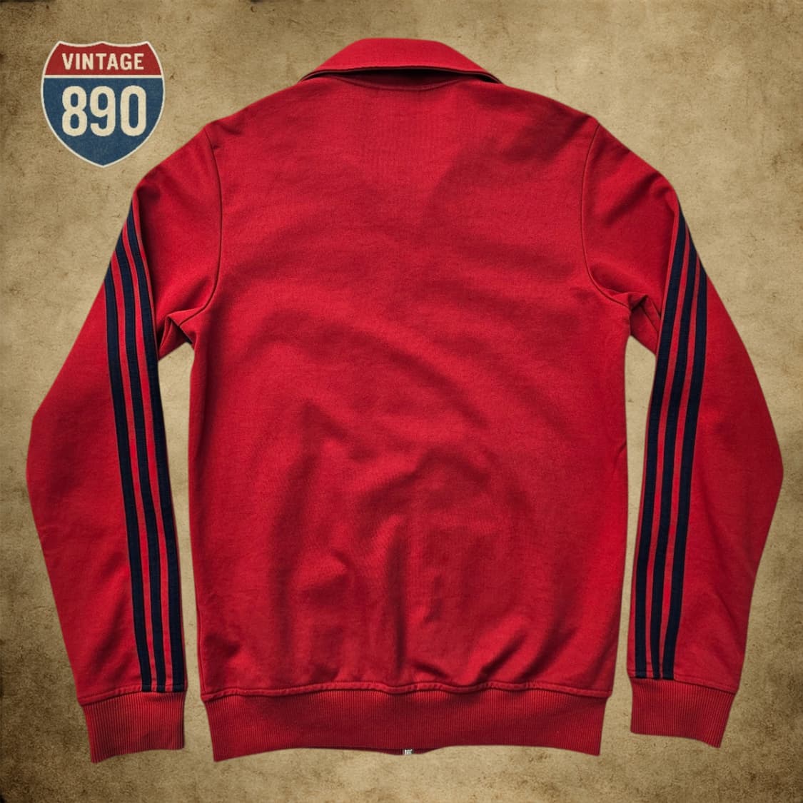 [100] adidas 아디다스 베켄바우어 버건디 집업 져지 상품이미지7