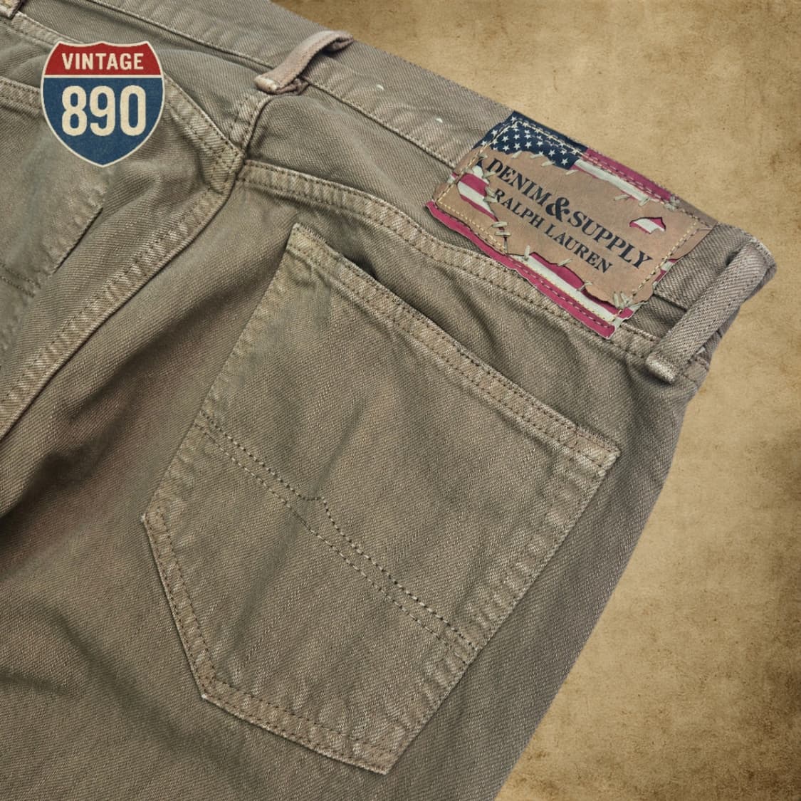 [32] POLO 폴로 데님앤서플라이 브라운 청바지 상품이미지7