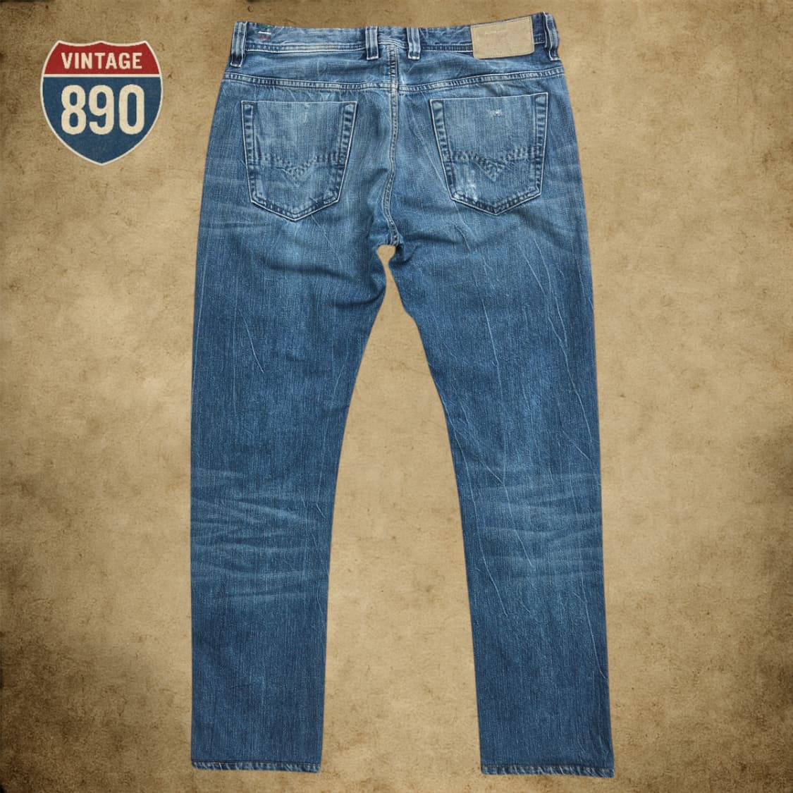 [33] DIESEL 디젤 VIKER-R-R-BOX 데미지 워싱 청바지 상품이미지6