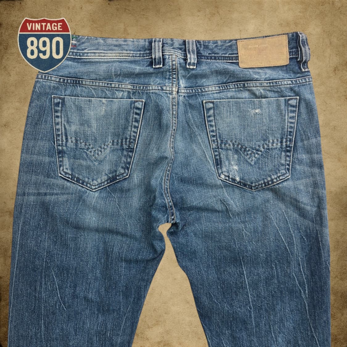 [33] DIESEL 디젤 VIKER-R-R-BOX 데미지 워싱 청바지 상품이미지7