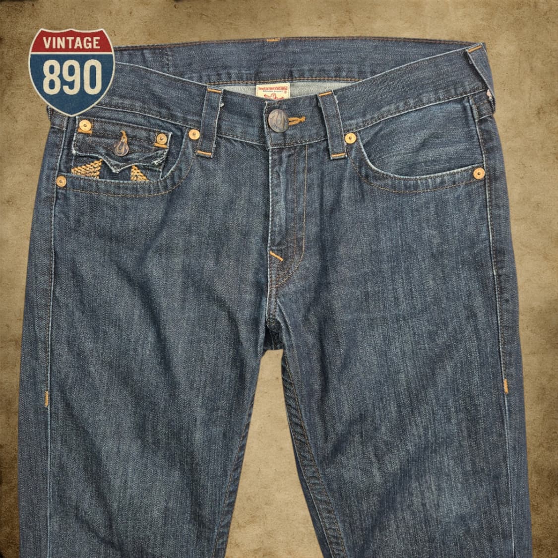 [34] TRUE RELIGION 트루릴리전 USA 스트레이트 청바지 상품이미지2