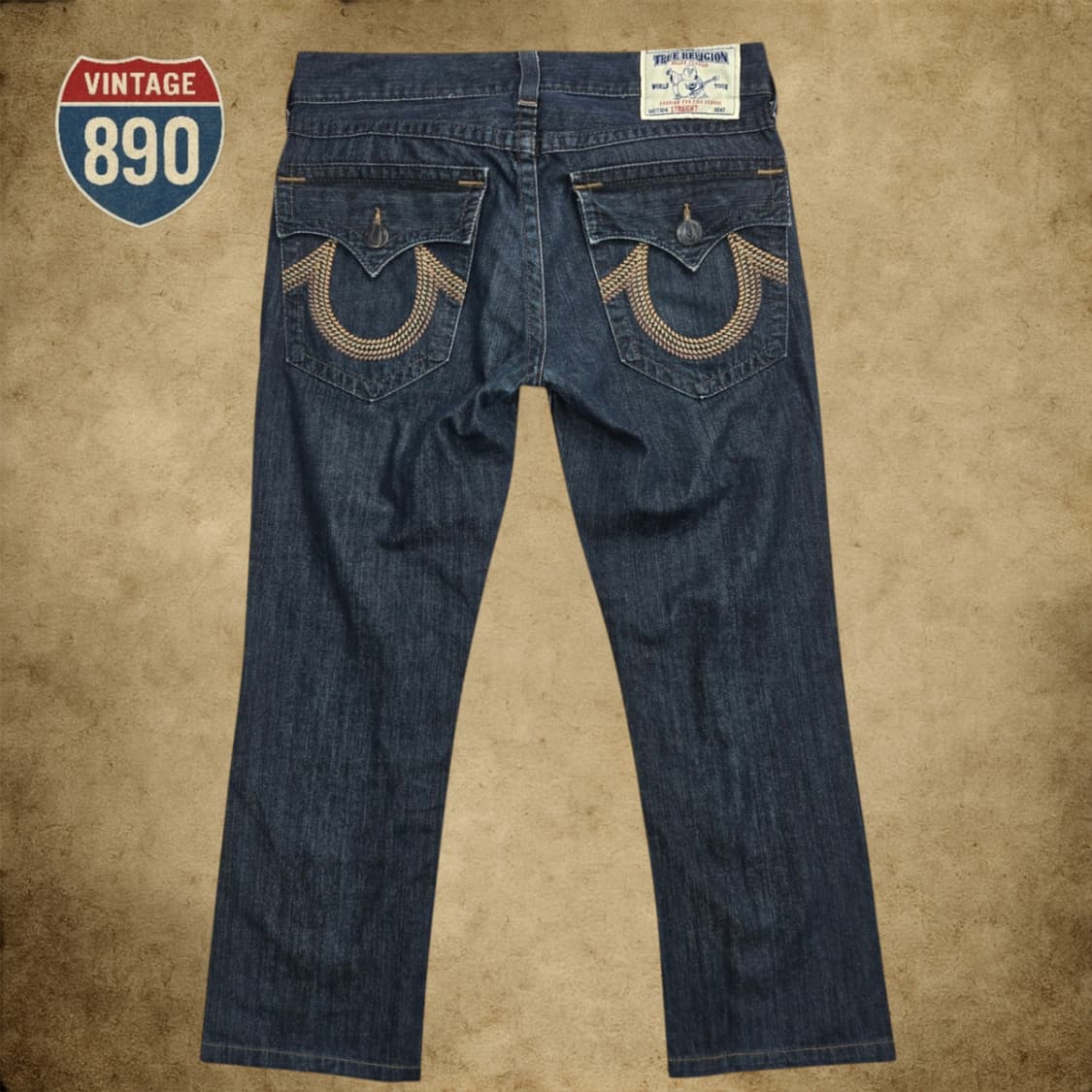 [34] TRUE RELIGION 트루릴리전 USA 스트레이트 청바지 상품이미지6