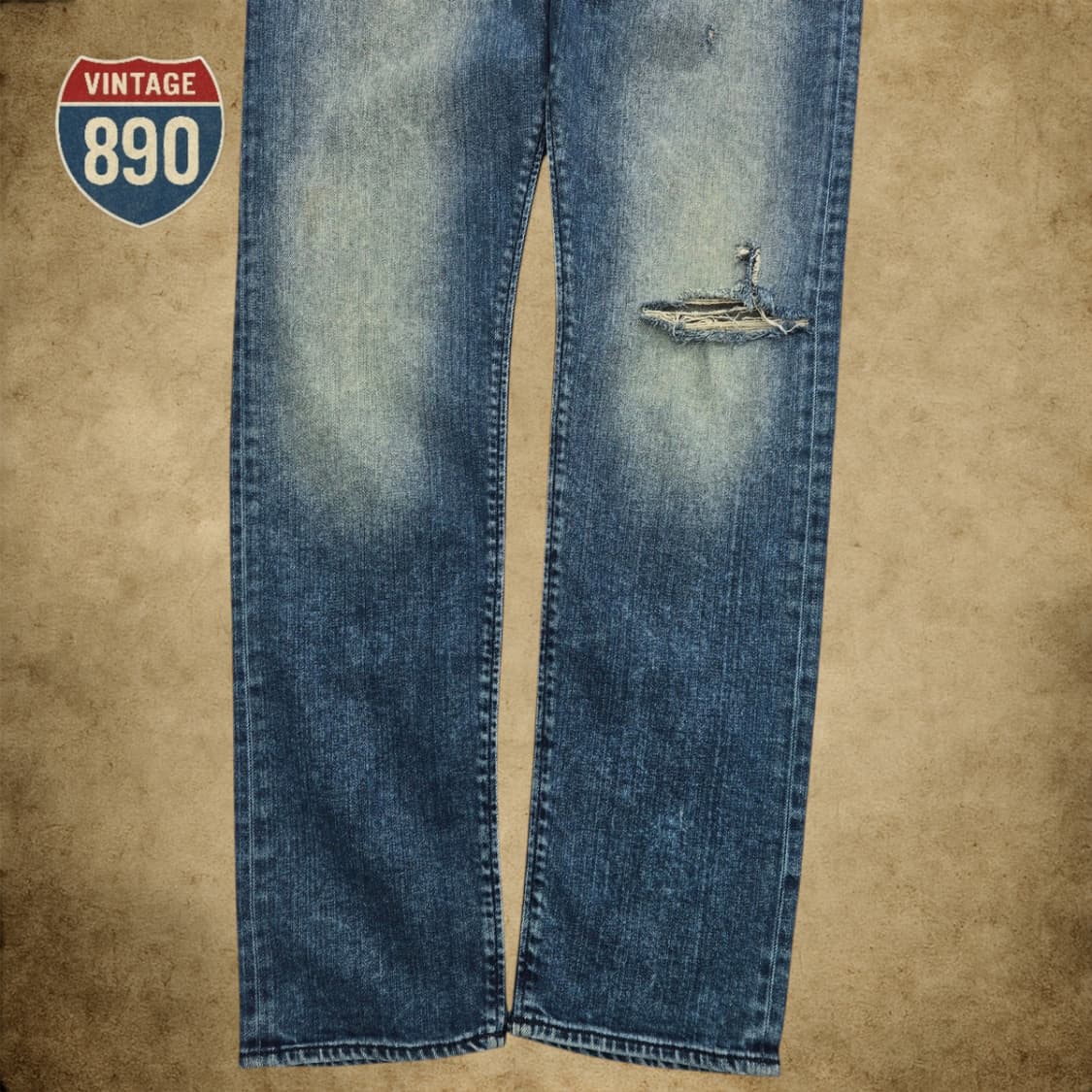 [30] DIESEL 디젤 BUSTER 데미지 워싱 청바지 상품이미지3