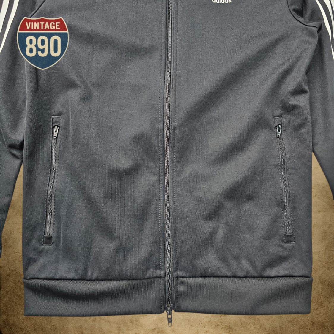 [L] adidas 아디다스 베켄바우어 집업 져지 상품이미지3