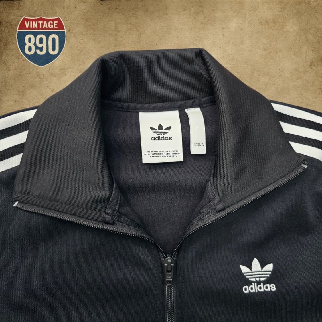 [L] adidas 아디다스 베켄바우어 집업 져지 상품이미지5