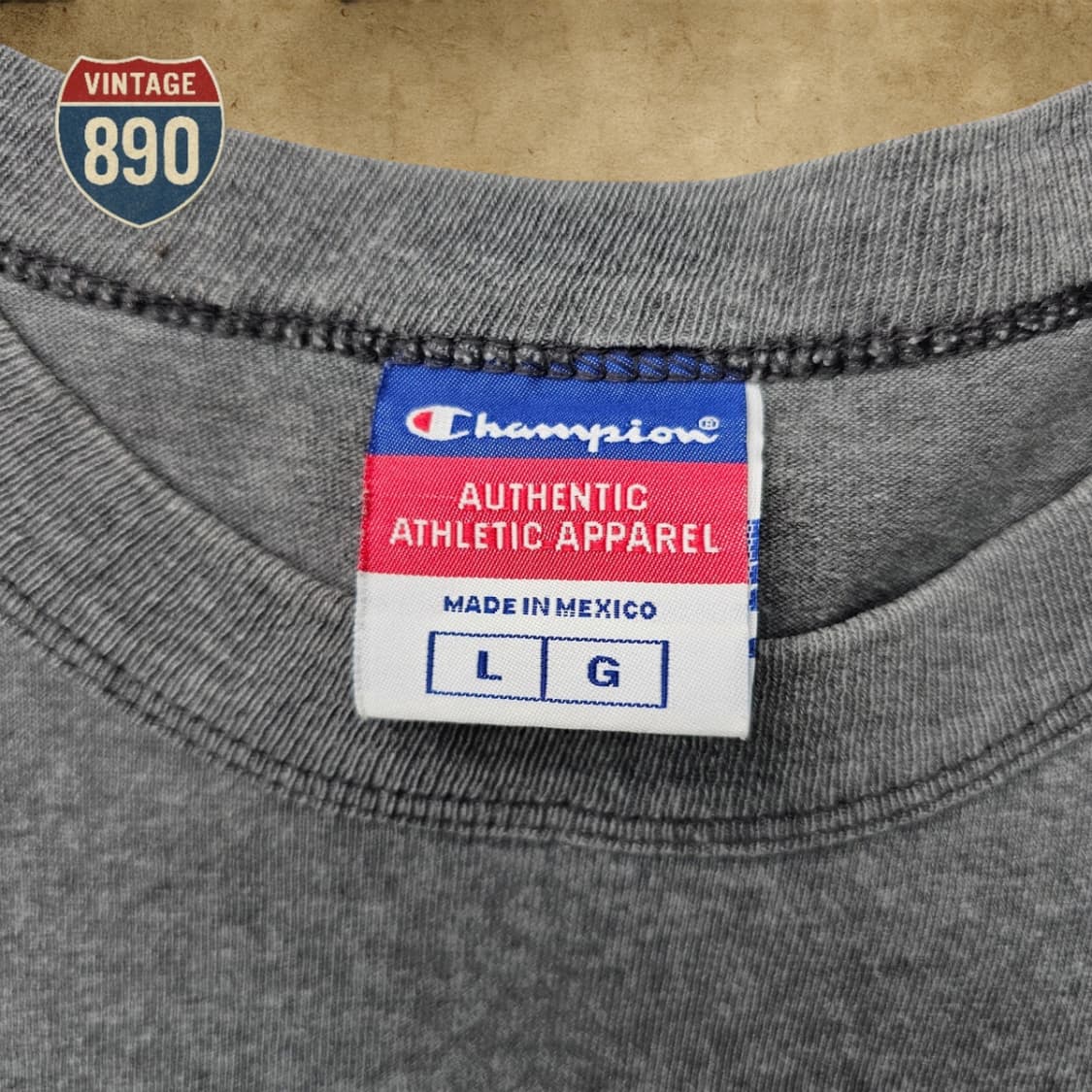 [L] Champion 챔피온 90s 빈티지 텍사스 반팔티 상품이미지5