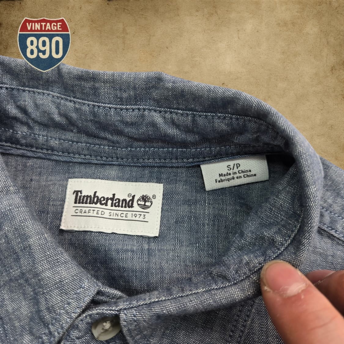 [95] Timberland 팀버랜드 샴브레이 셔츠 상품이미지5