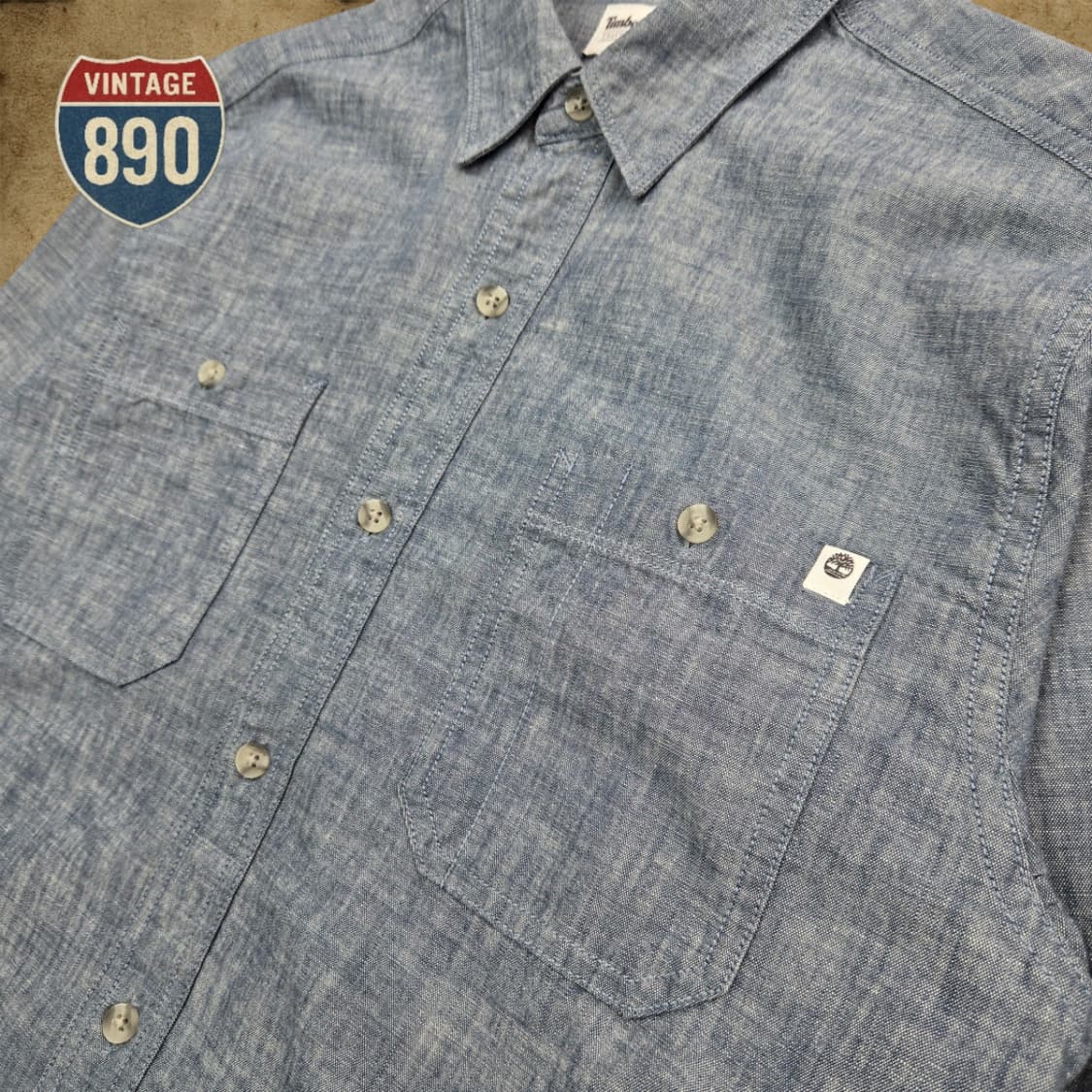 [95] Timberland 팀버랜드 샴브레이 셔츠 상품이미지6