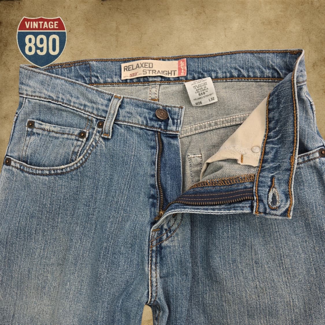 [28] LEVIS 리바이스 559 릴렉스드핏 연청바지 상품이미지3