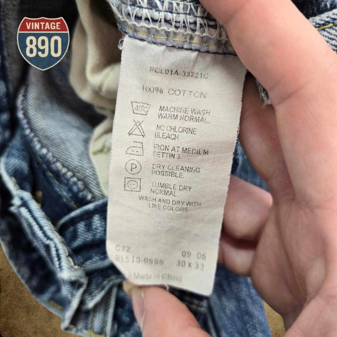 [30] LEVIS 리바이스 510 데미지 연청바지 상품이미지10