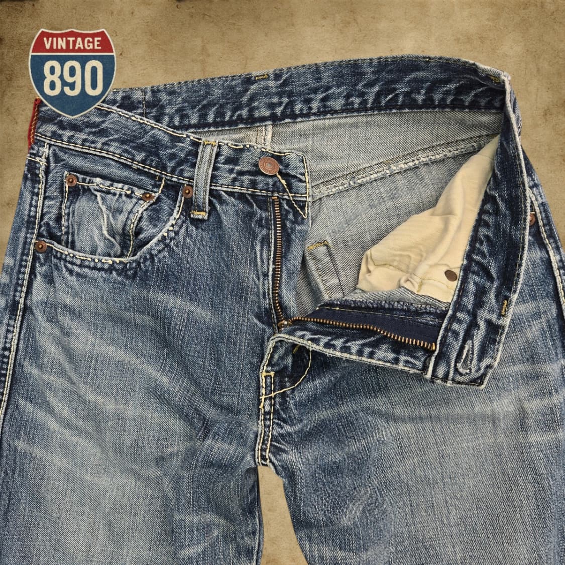 [30] LEVIS 리바이스 510 데미지 연청바지 상품이미지3
