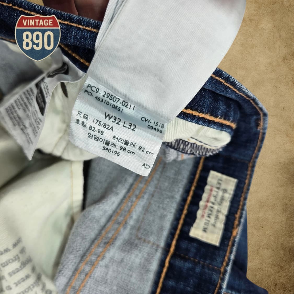 [32] LEVIS 리바이스 502 기모 청바지 상품이미지10