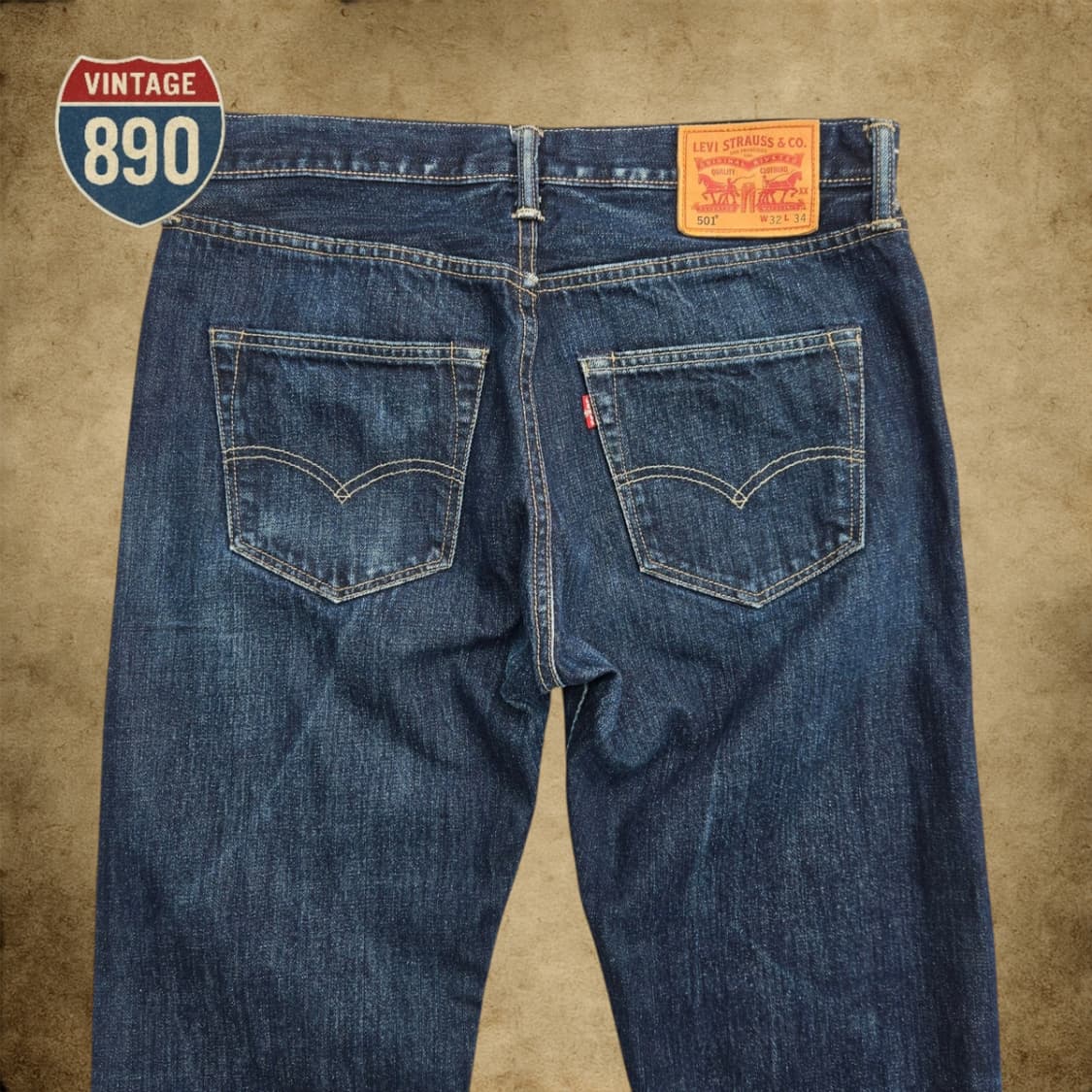 [32] LEVIS 리바이스 501 데님 청바지 상품이미지7