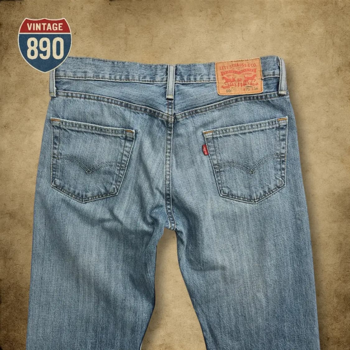 [30] LEVIS 리바이스 504 데님 연청바지 상품이미지7