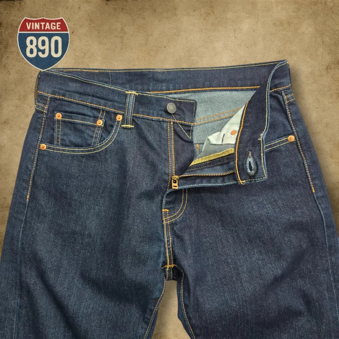 [30] LEVIS 리바이스 505 데님 생지 청바지 상품이미지3
