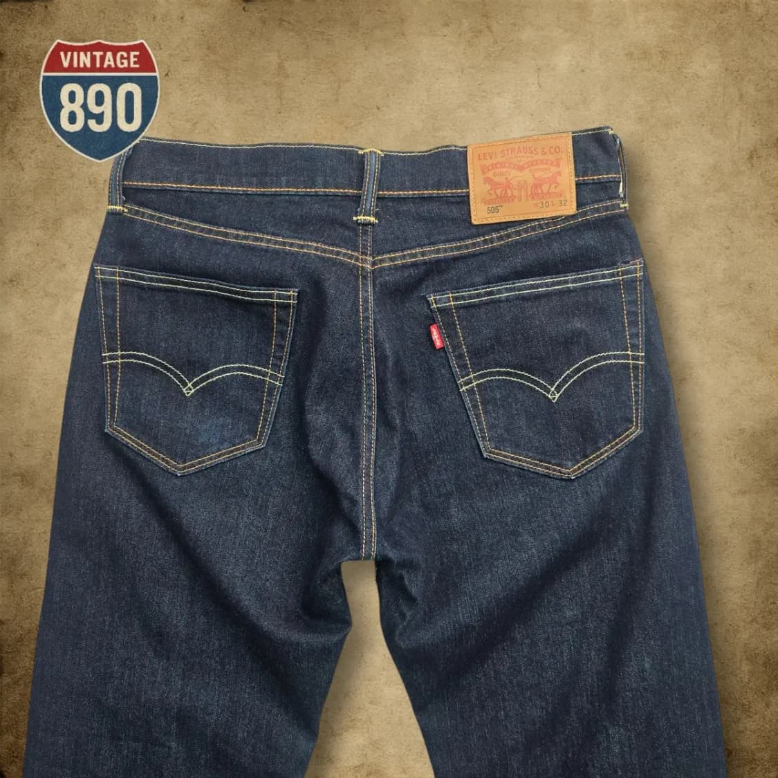 [30] LEVIS 리바이스 505 데님 생지 청바지 상품이미지8