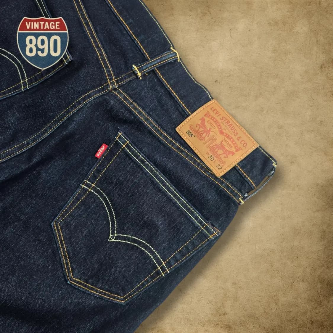 [30] LEVIS 리바이스 505 데님 생지 청바지 상품이미지9