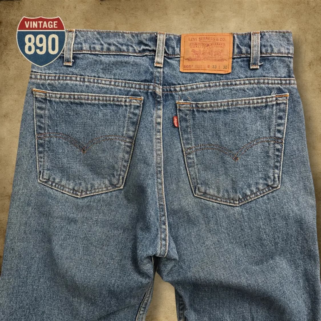 [31] LEVIS 90s 리바이스 505 데님 연청바지 상품이미지7