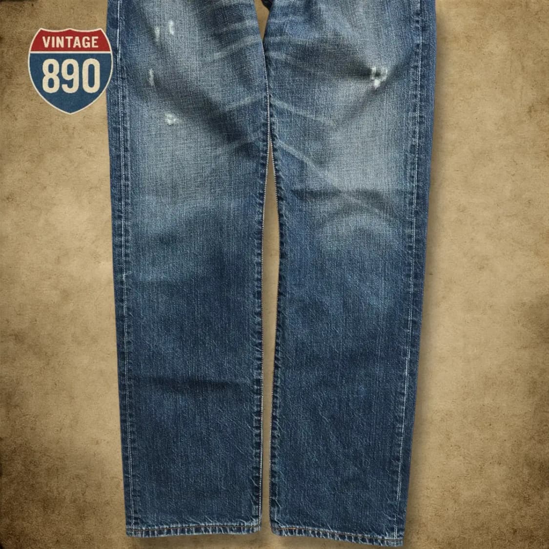 [30] LEVIS 리바이스 501 데님 데미지 중청바지 상품이미지4