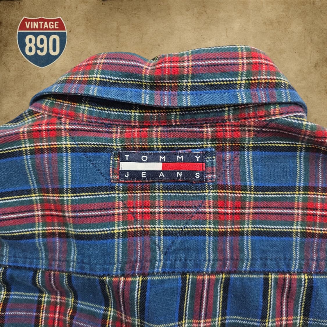 [M] 타미힐피거 올드스쿨 포켓 체크셔츠 상품이미지10