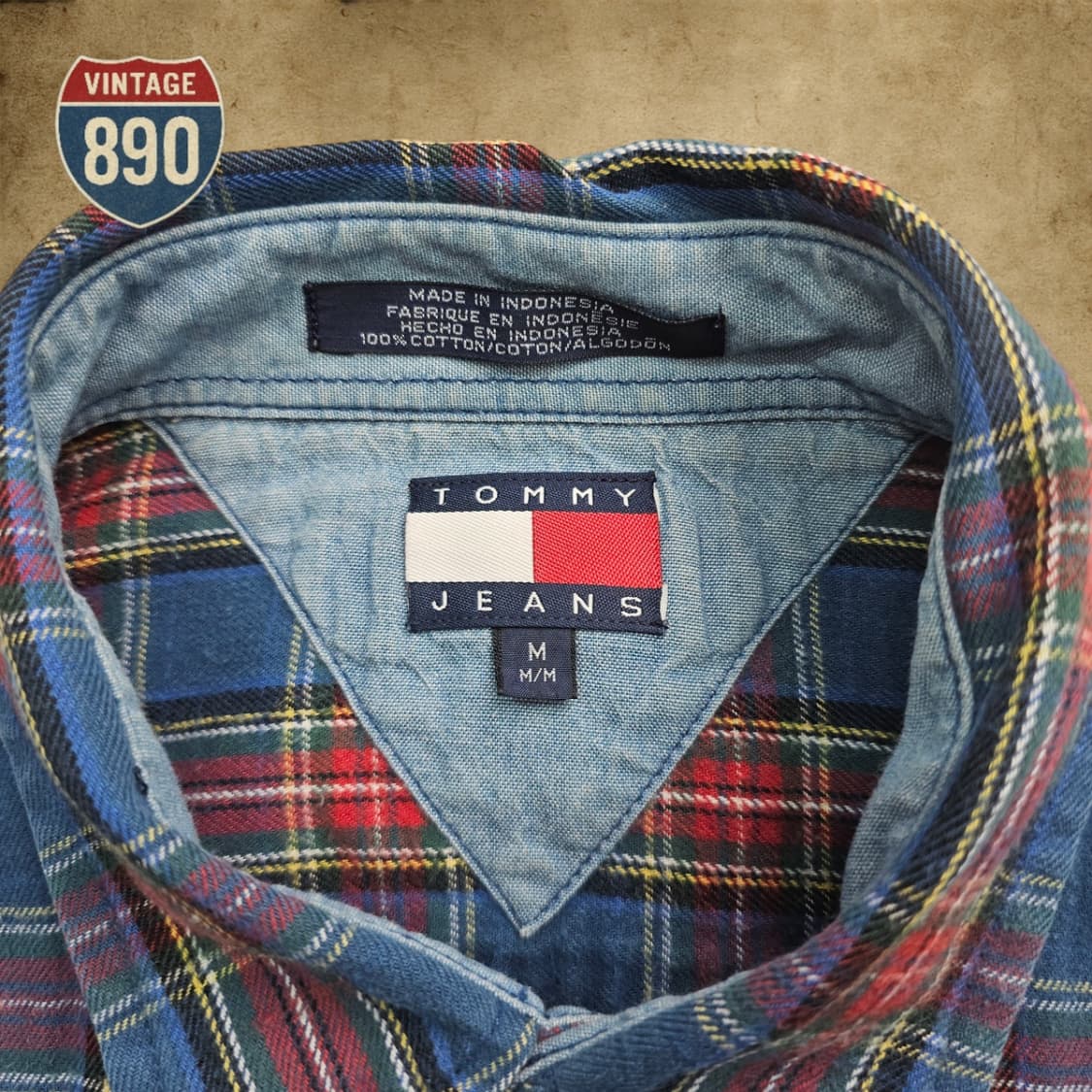 [M] 타미힐피거 올드스쿨 포켓 체크셔츠 상품이미지6