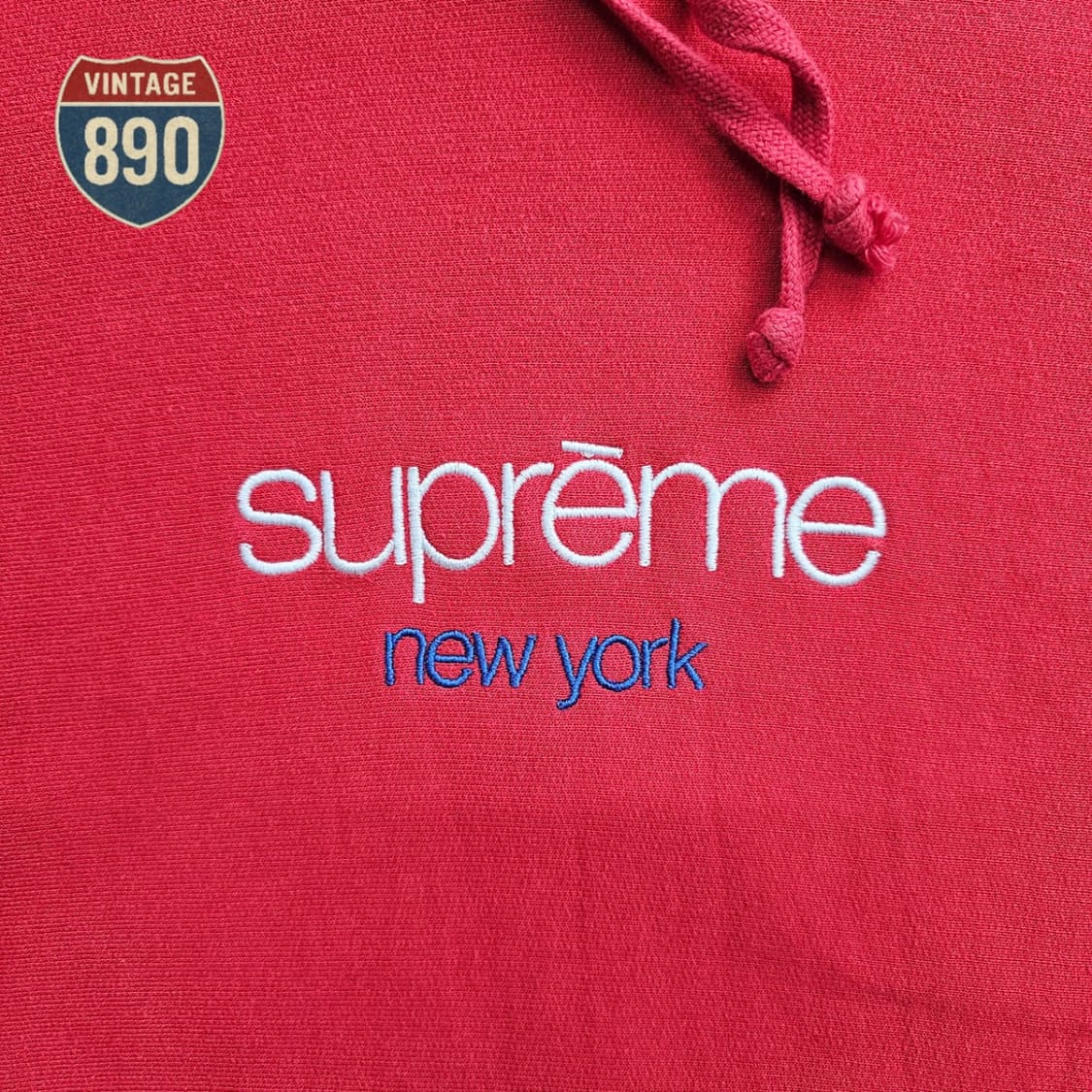 [L] Supreme 슈프림 올드스쿨 클래식 로고 후드 상품이미지4