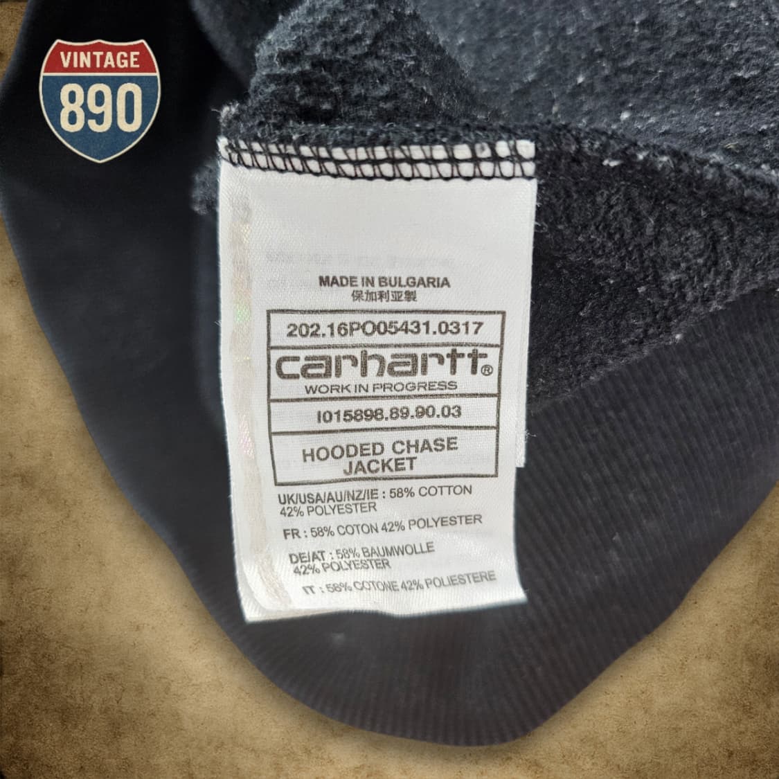 [M] carhartt 칼하트 후디 체이스 자켓 후드집업 상품이미지9