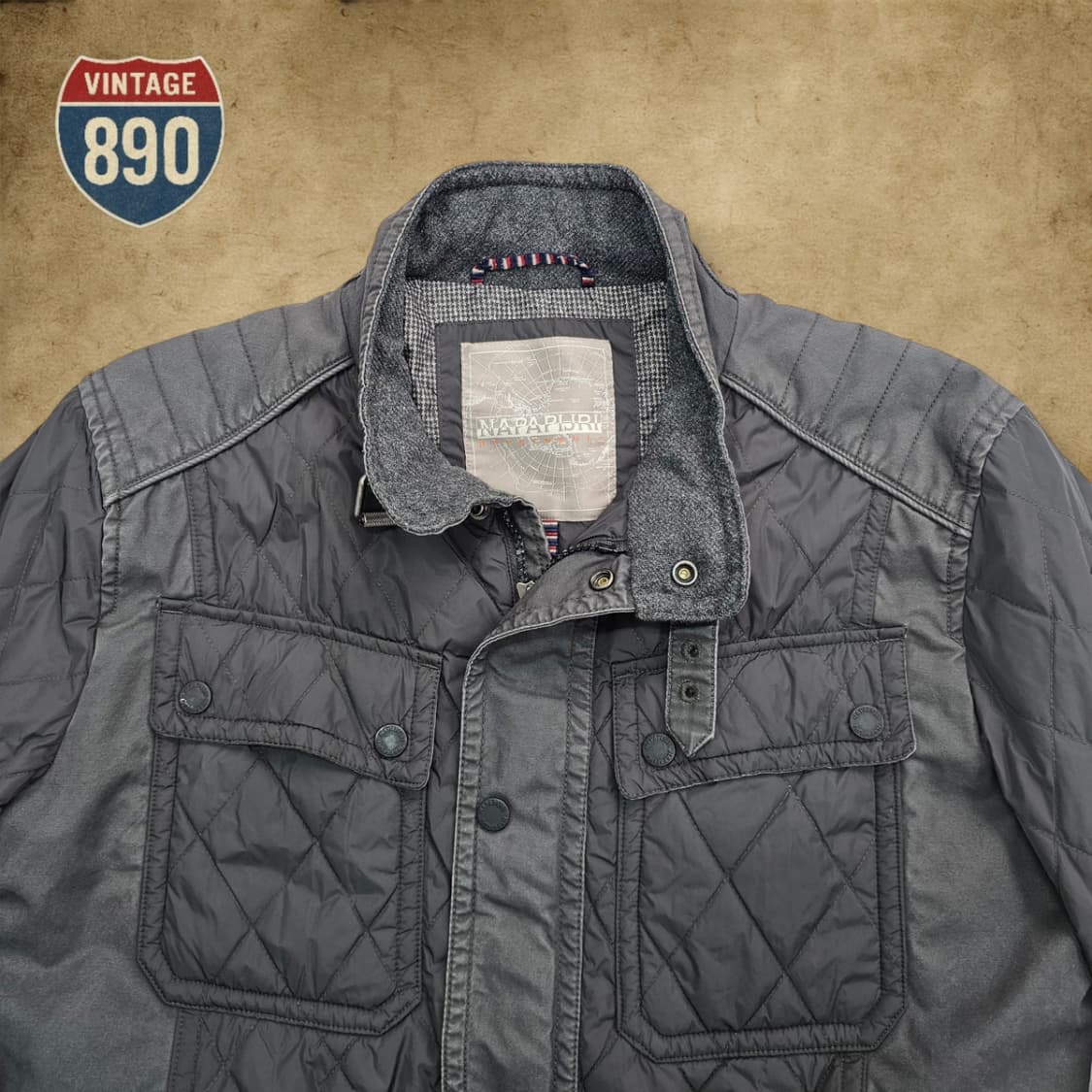 [XL] NAPAPIJRI 나파피리 남성 퀼팅 헌팅자켓 상품이미지2