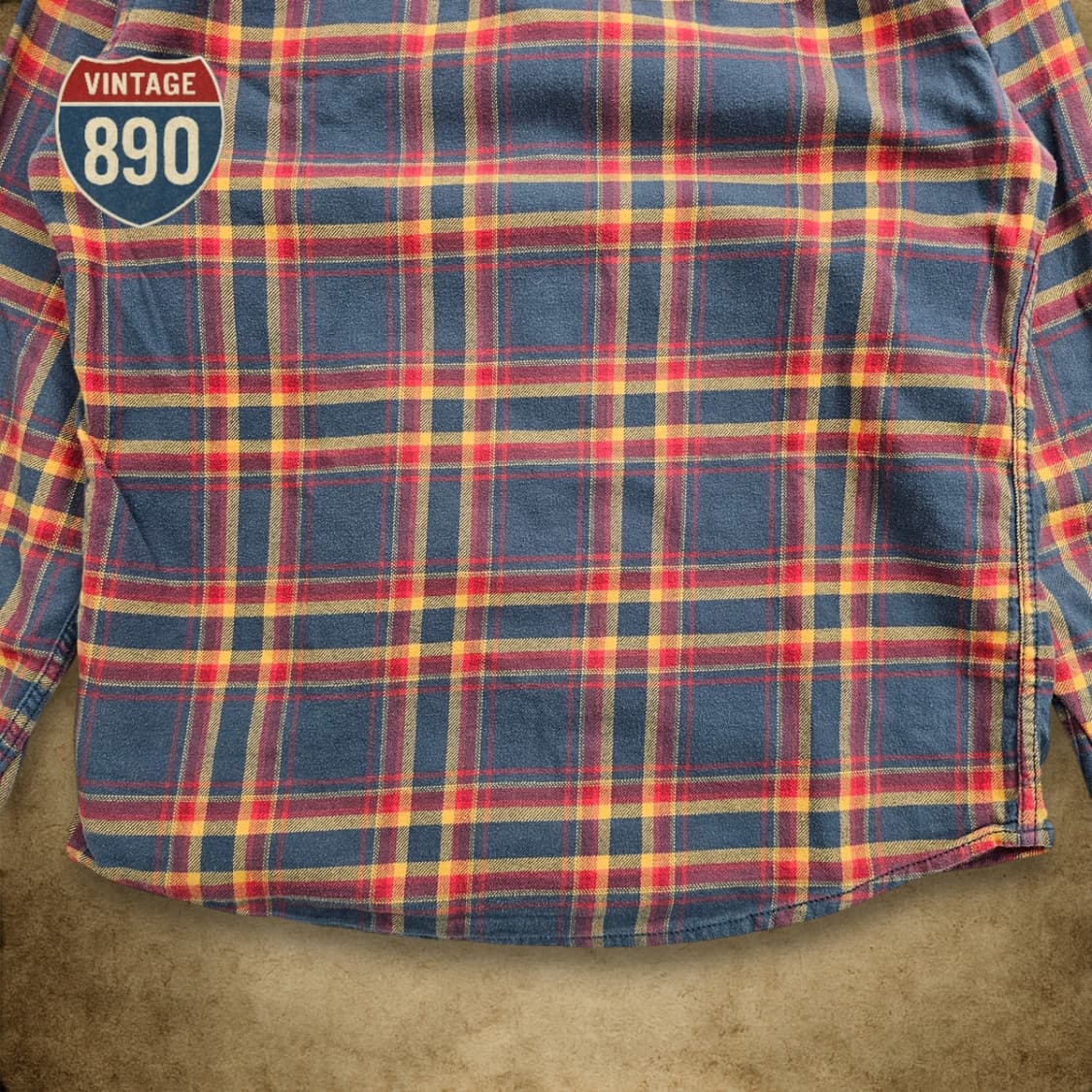 [M] 퀵실버 00s 올드스쿨 포켓 체크셔츠 상품이미지9