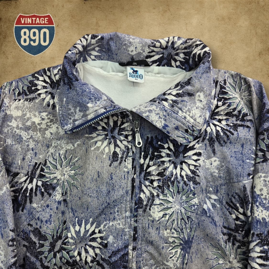 [110] RODEO 빈티지 올드스쿨 패턴 바람막이 상품이미지2