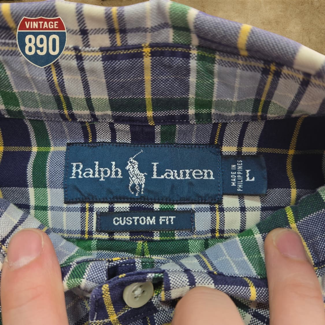 [L] POLO 폴로랄프로렌 블레이크핏 체크셔츠 상품이미지5