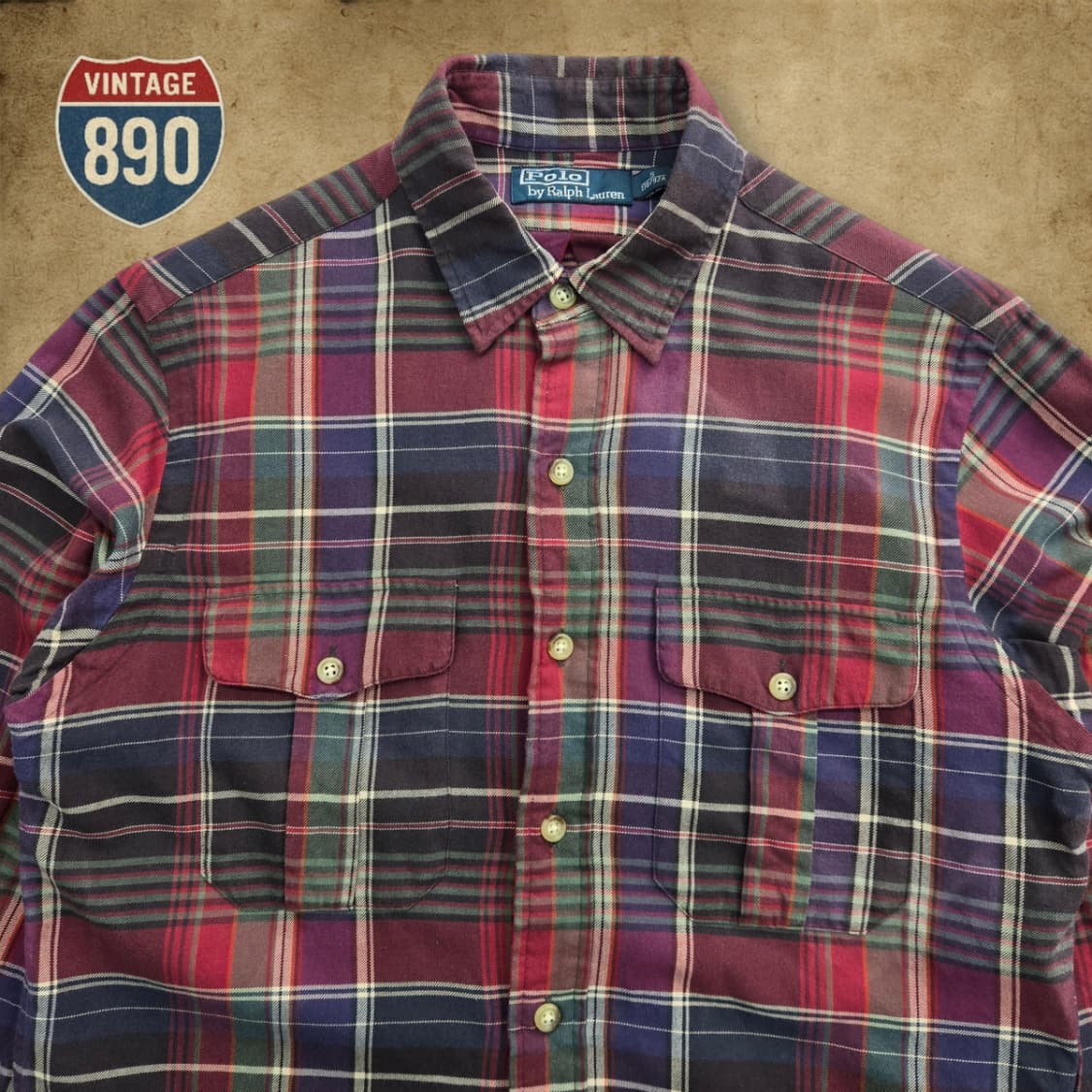 [95] POLO 폴로랄프로렌 체크패턴 셔츠 상품이미지2