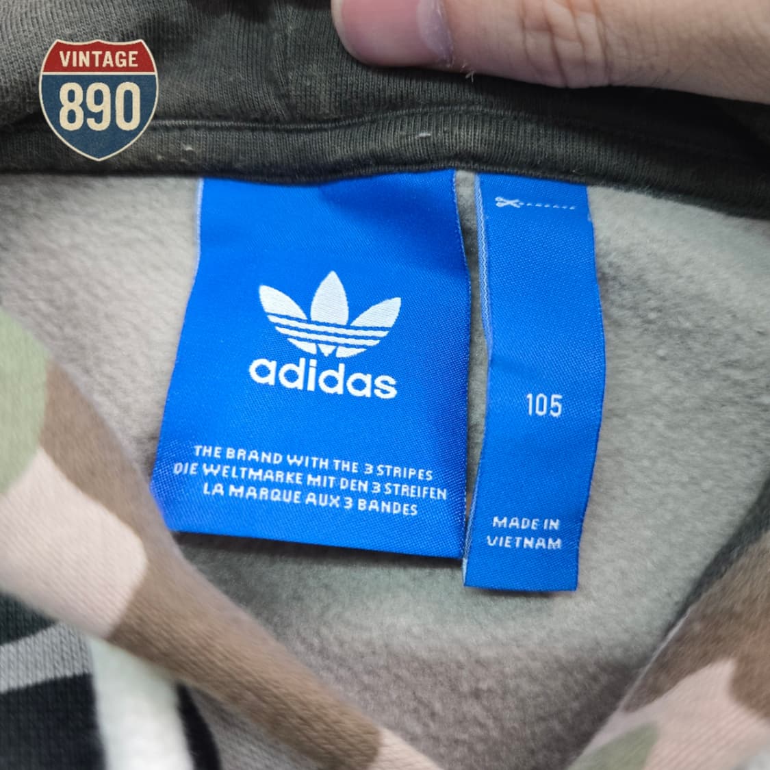 [105] ADIDAS 아디다스 오리지날 카모 트레일 후드 상품이미지5