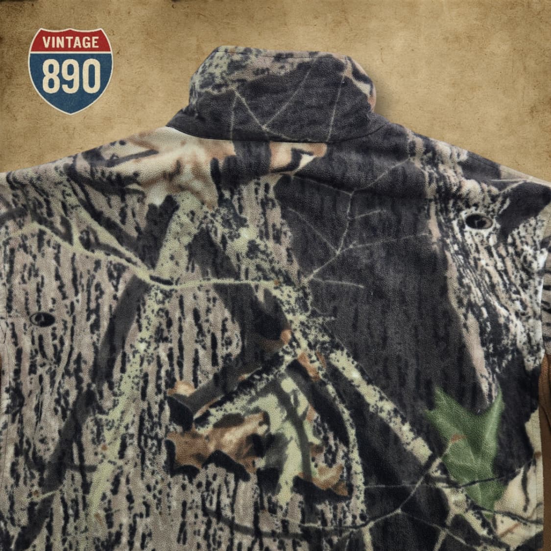 [L] 브라우닝 헌팅 리프패턴 플리스 집업자켓 상품이미지6