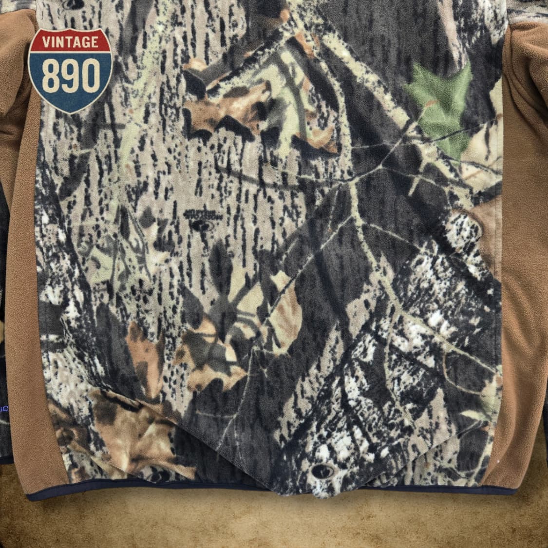 [L] 브라우닝 헌팅 리프패턴 플리스 집업자켓 상품이미지7