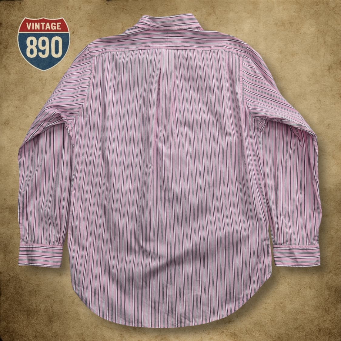 [100] POLO 폴로랄프로렌 스트라이트 포플린 셔츠 핑크 상품이미지7