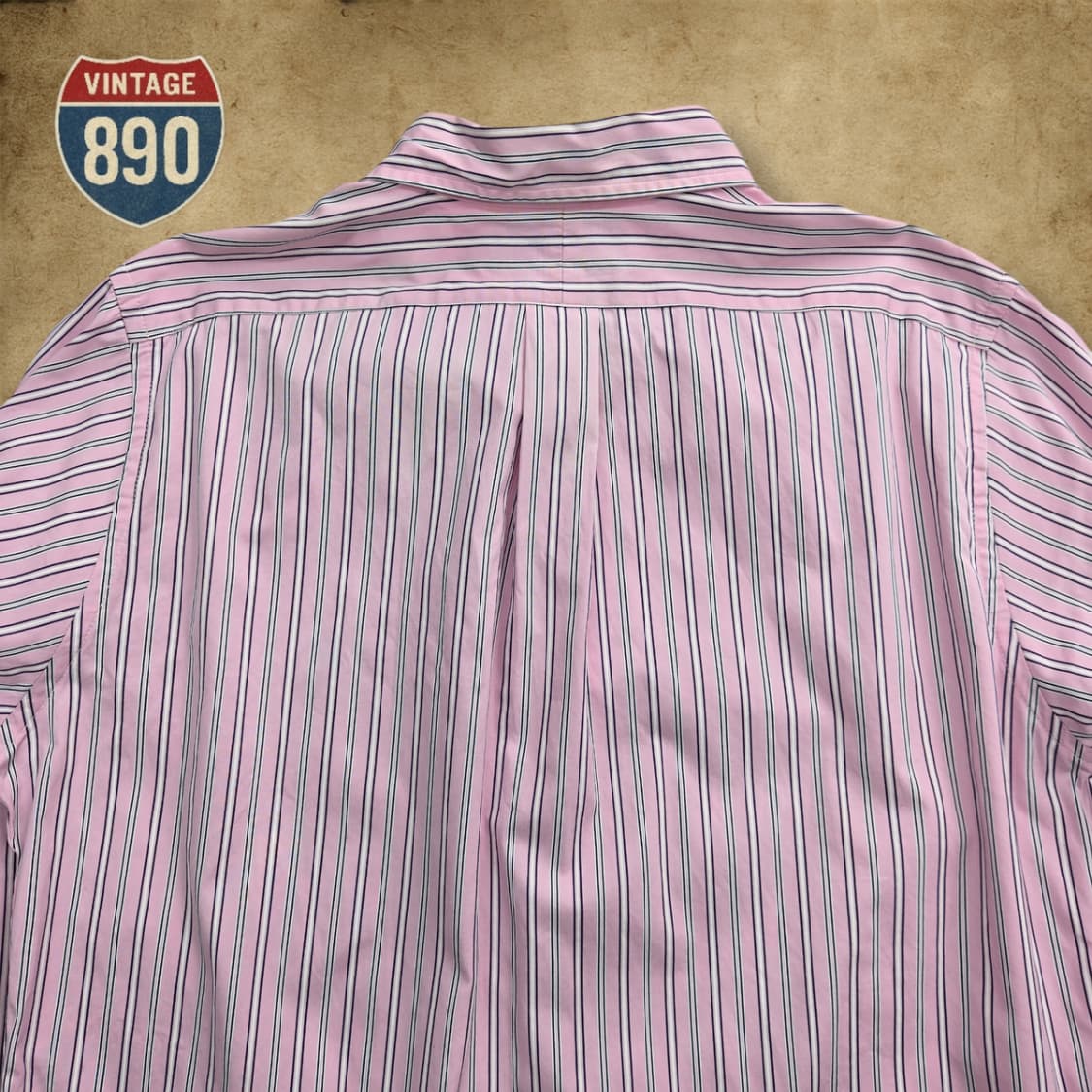 [100] POLO 폴로랄프로렌 스트라이트 포플린 셔츠 핑크 상품이미지8