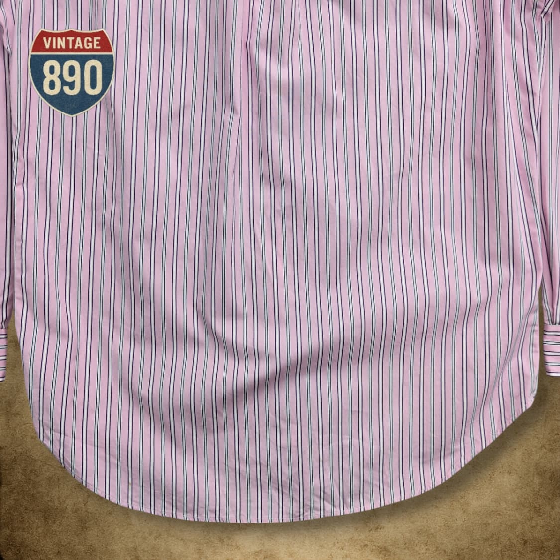 [100] POLO 폴로랄프로렌 스트라이트 포플린 셔츠 핑크 상품이미지9