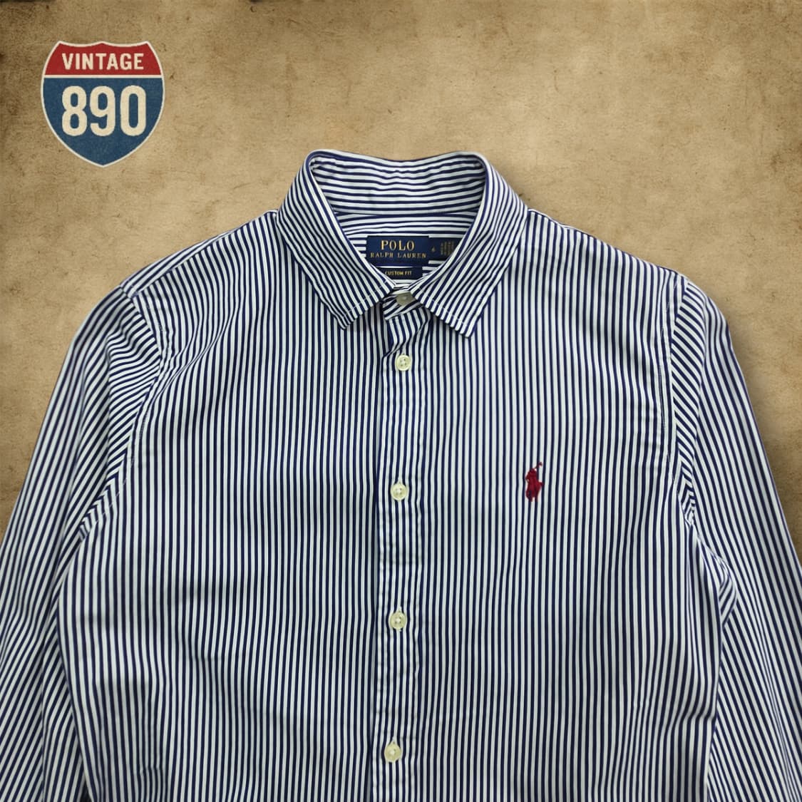 [6] POLO 폴로랄프로렌 커스텀핏 여성 스트라이트 셔츠 상품이미지2