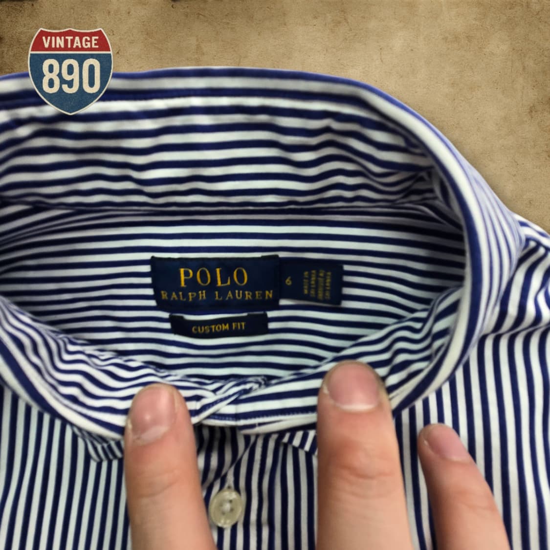 [6] POLO 폴로랄프로렌 커스텀핏 여성 스트라이트 셔츠 상품이미지5