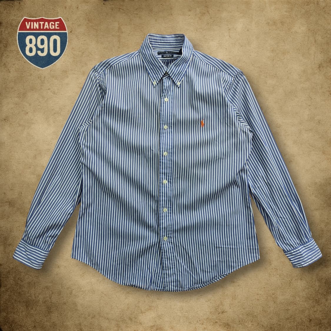 [100] POLO 폴로랄프로렌 스트라이프 포플린 셔츠 상품이미지1