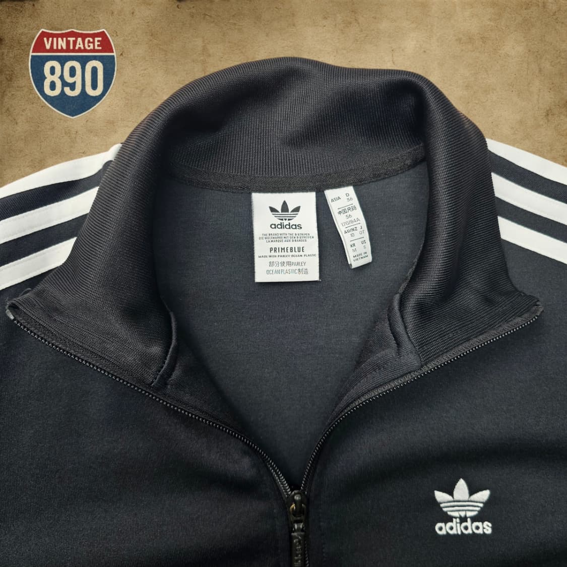 [M] adidas 아디다스 롱 트랙탑 져지 원피스 상품이미지5