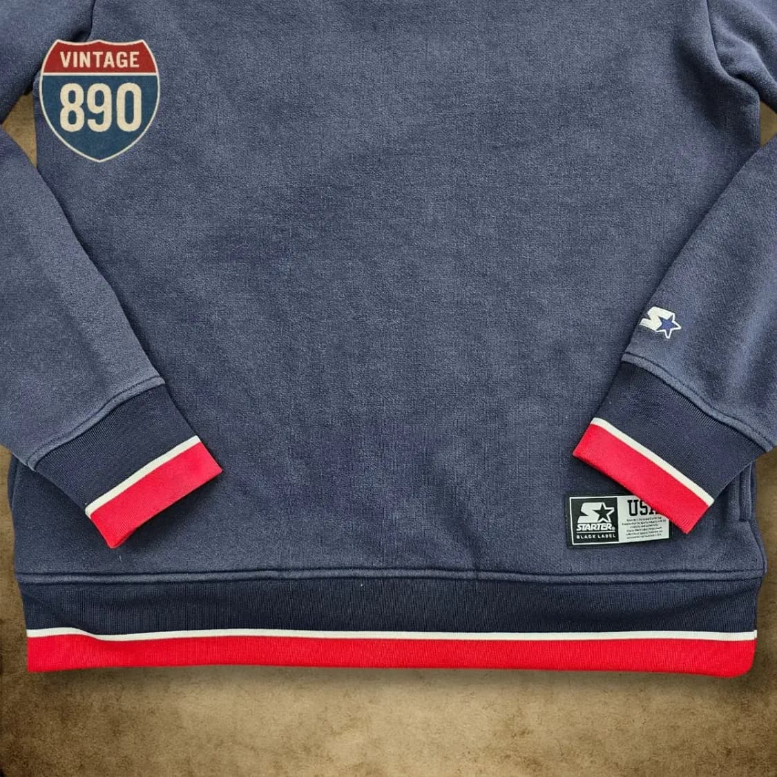 [L] STARTER 스타터 올드스쿨 스웨트 하프집업 상품이미지3