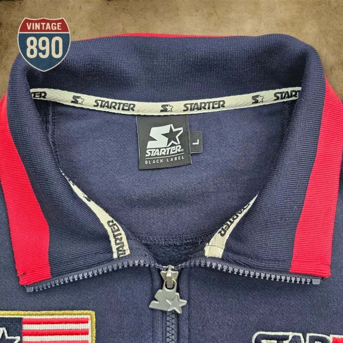 [L] STARTER 스타터 올드스쿨 스웨트 하프집업 상품이미지5