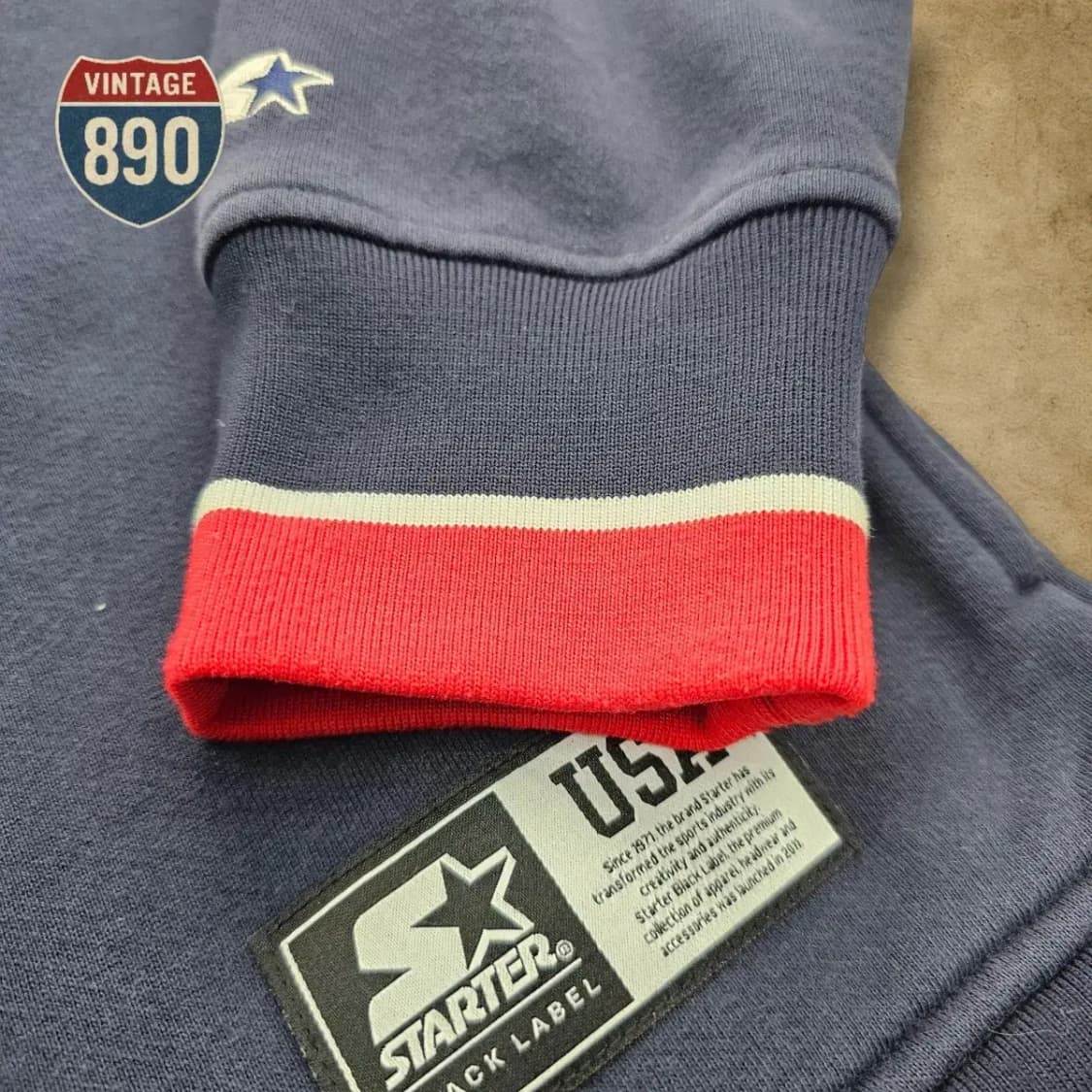 [L] STARTER 스타터 올드스쿨 스웨트 하프집업 상품이미지6