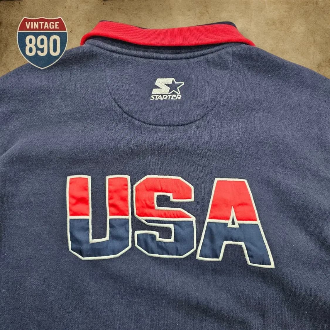 [L] STARTER 스타터 올드스쿨 스웨트 하프집업 상품이미지8