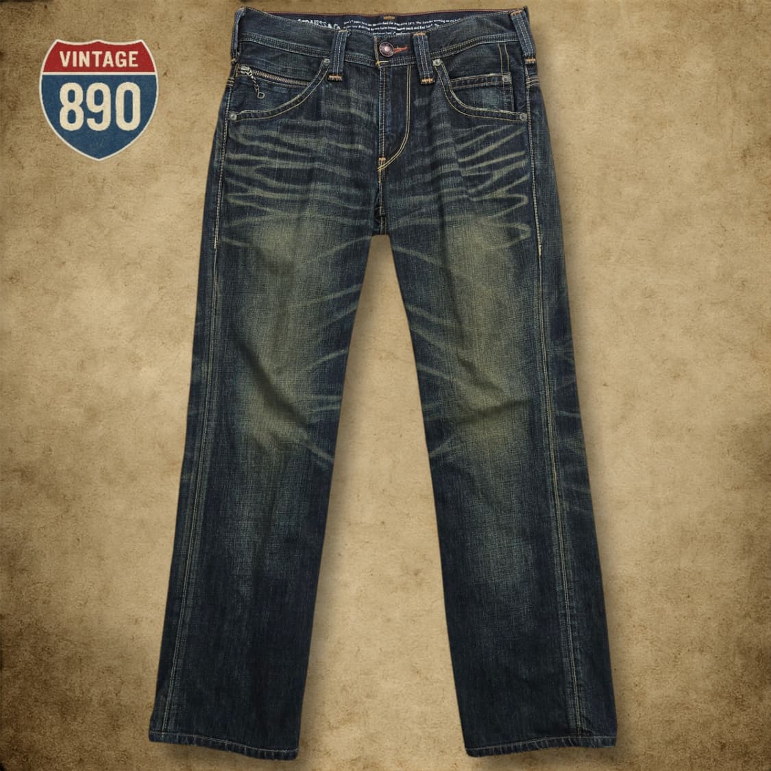 [32] LEVIS 리바이스 502 웨스턴 스터드 데님 청바지 상품이미지1